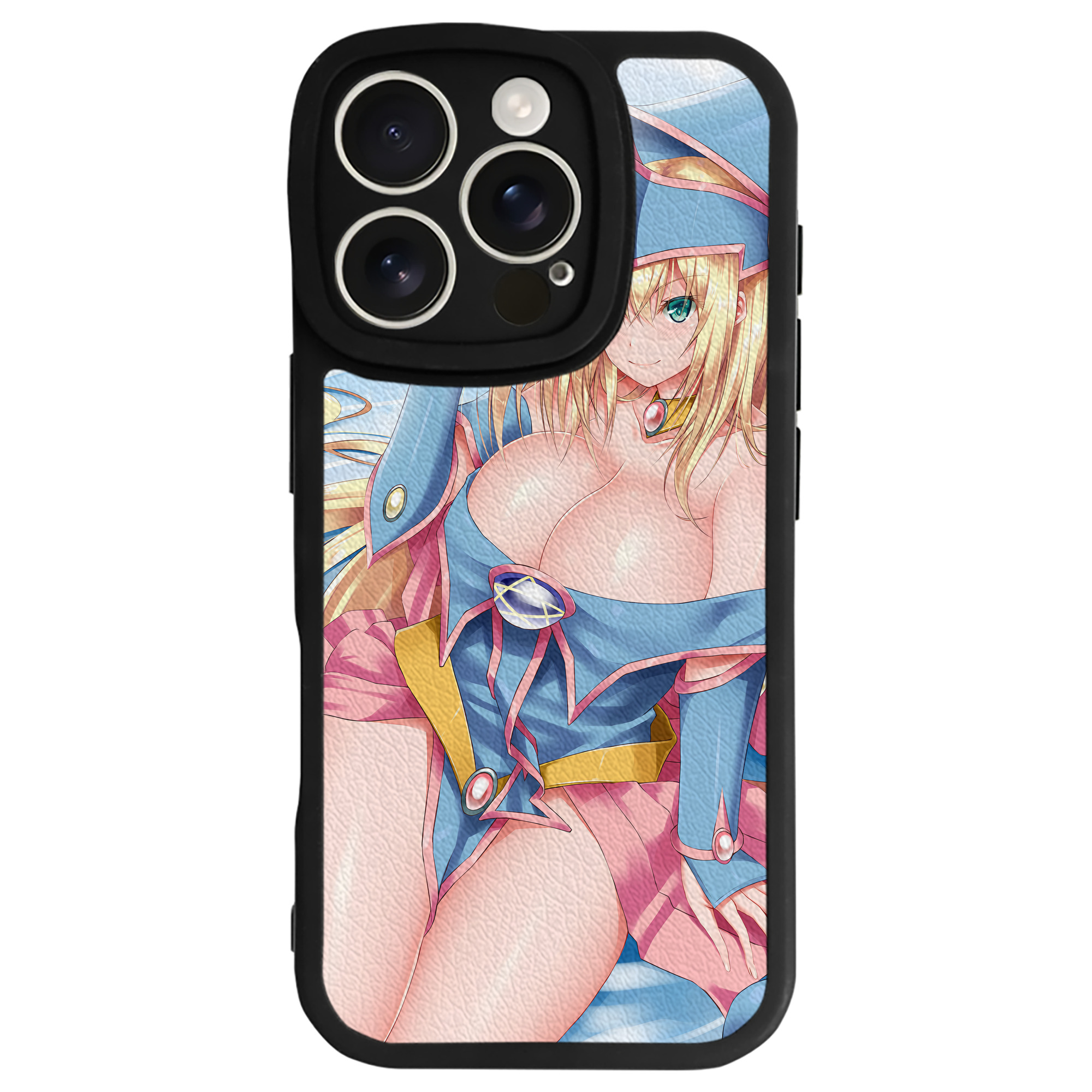（画像用） 遊☆戯☆王 Yu-Gi-Oh! 【iPhone 16シリーズ対応】シリコンスマホケース（レザー調） 材質：シリコン